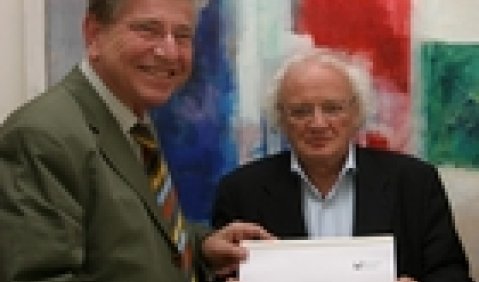 Bild aus „glücklichen“ Zeiten? Goppel mit dem gemeuchelten Noch-BMR-Präsidenten Wilfried Hiller. Foto: Landtag