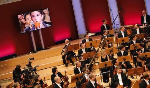 Abschlusskonzert mit dem NDR Sinfonieorchester. Foto: NDR / Marcus Krüger