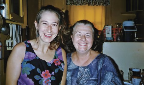 Ilona Haberkamp und Jutta Hipp im August 1986 in New York. Foto: Iris Kramer