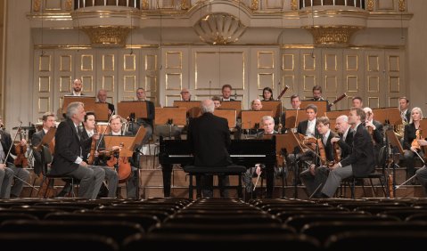 Konzert mit Daniel Barenboim. Foto: Wolfgang Lienbacher.