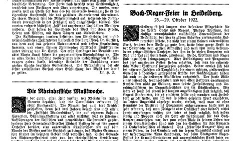 Vor 100 Jahren – Neue Musik-Zeitung 1922/12