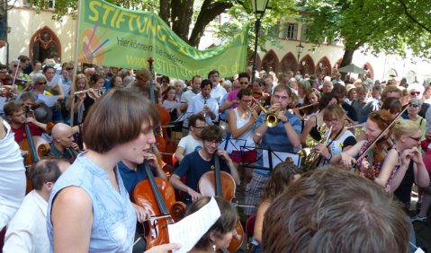Ode an das SWR Sinfonieorchester Baden-Baden/Freiburg. Foto: Georg Rudiger