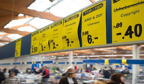 Freihandelszone: Ausverkauf im Supermarkt der Kultur.  Foto: Martin Hufner