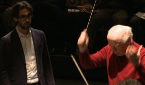 Daniel Cohen und Bernhard Haitink in Luzern