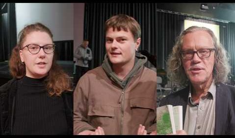 oyergefl&uuml;ster: Rainer Nonnenmann, Joalia Ellwanger und Konstantin Schoser  &uuml;ber Brigitta Muntendorfs "Last Show"