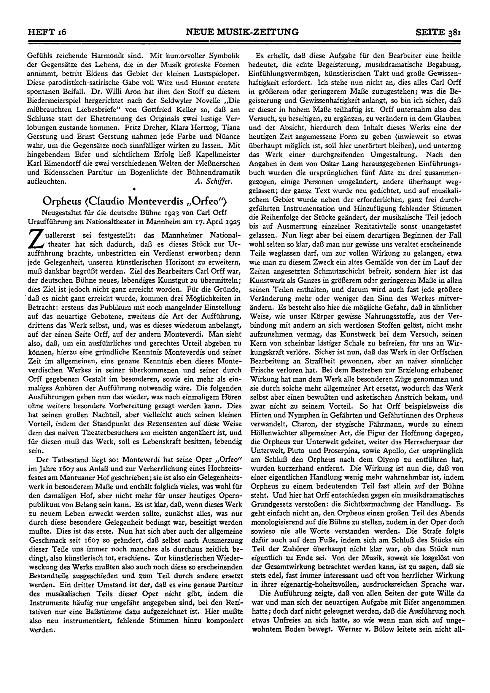 Dr. H. E., Neue Musik-Zeitung, 46. Jg., Heft 16, Mai 1925 Dr. H. E., Neue Musik-Zeitung, 46. Jg., Heft 16, Mai 1925