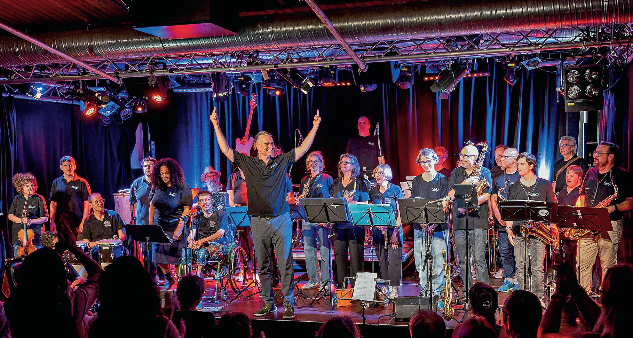 Die inklusive Big Band &bdquo;Groove Inclusion&ldquo;. Foto: Eugen Mayer