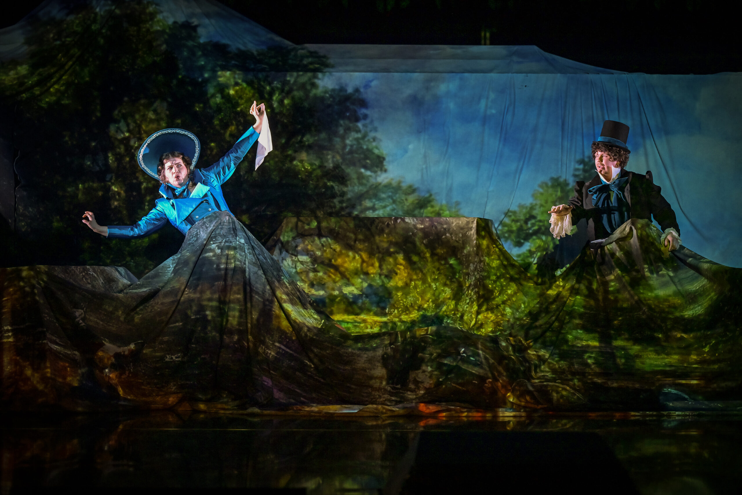 Der Chronoplan: Maren Schwier, Daniel Schliewa. Foto: &copy; Andreas Etter