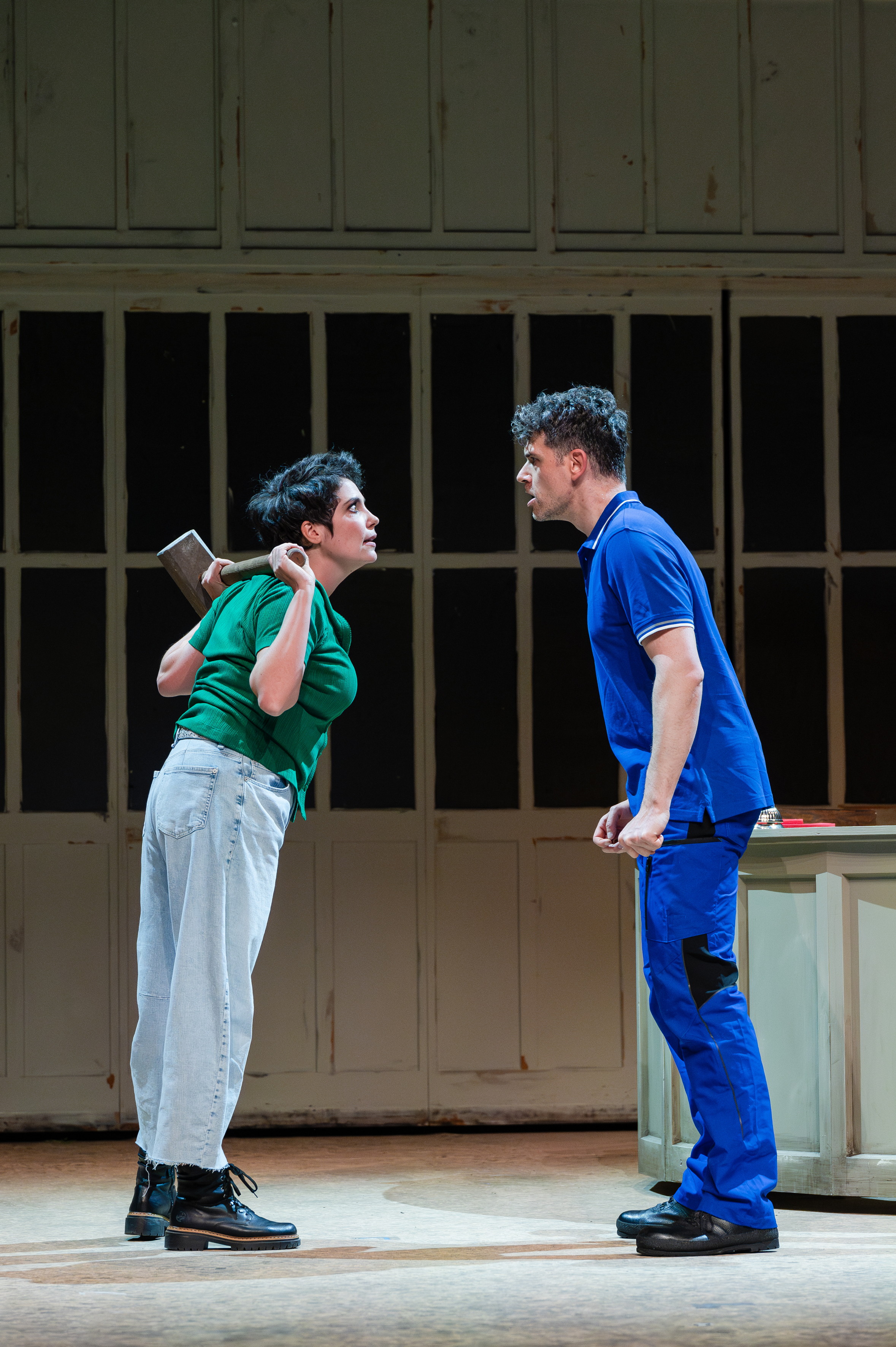 Elissa Huber (Marie), Martin H&auml;&szlig;ler (Graf von Liebenau). Foto: &copy; Kirsten Nijhof