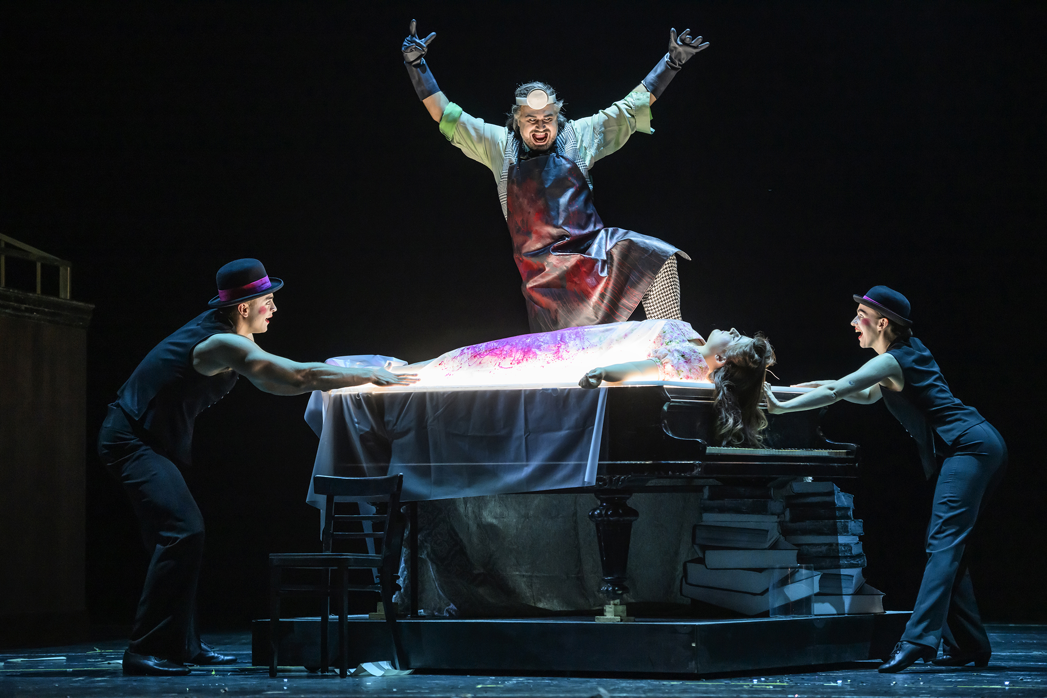 Julius Westheide, J&aacute;n Rusko, Nicole Wacker, Marina Rosenstein. Foto: &copy; Bettina St&ouml;&szlig;