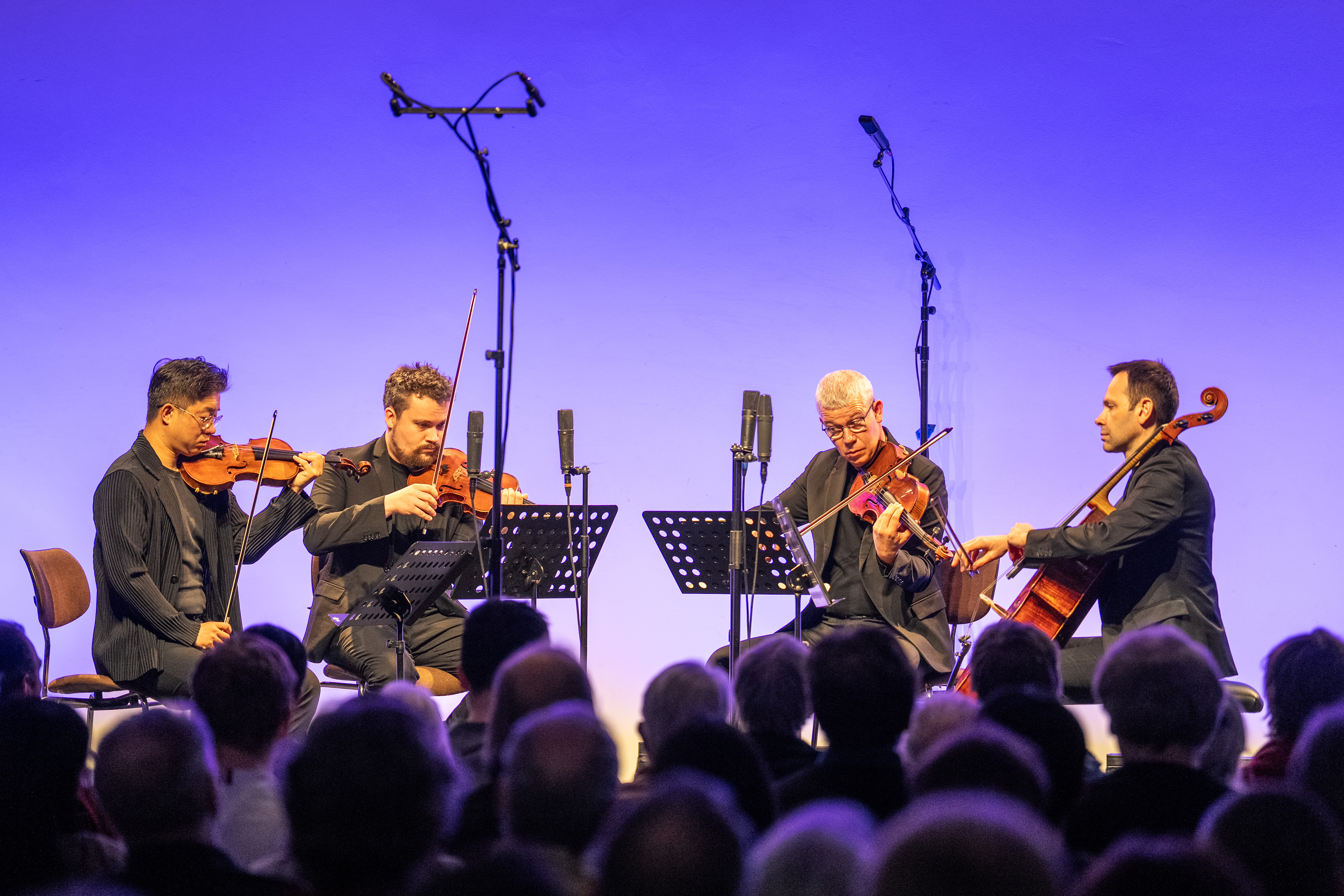 Quatuor Diotima mit Dmitri Kourliandski &bdquo;Partially Restored Landscapes&rdquo;. &copy; WDR / Claus Langer