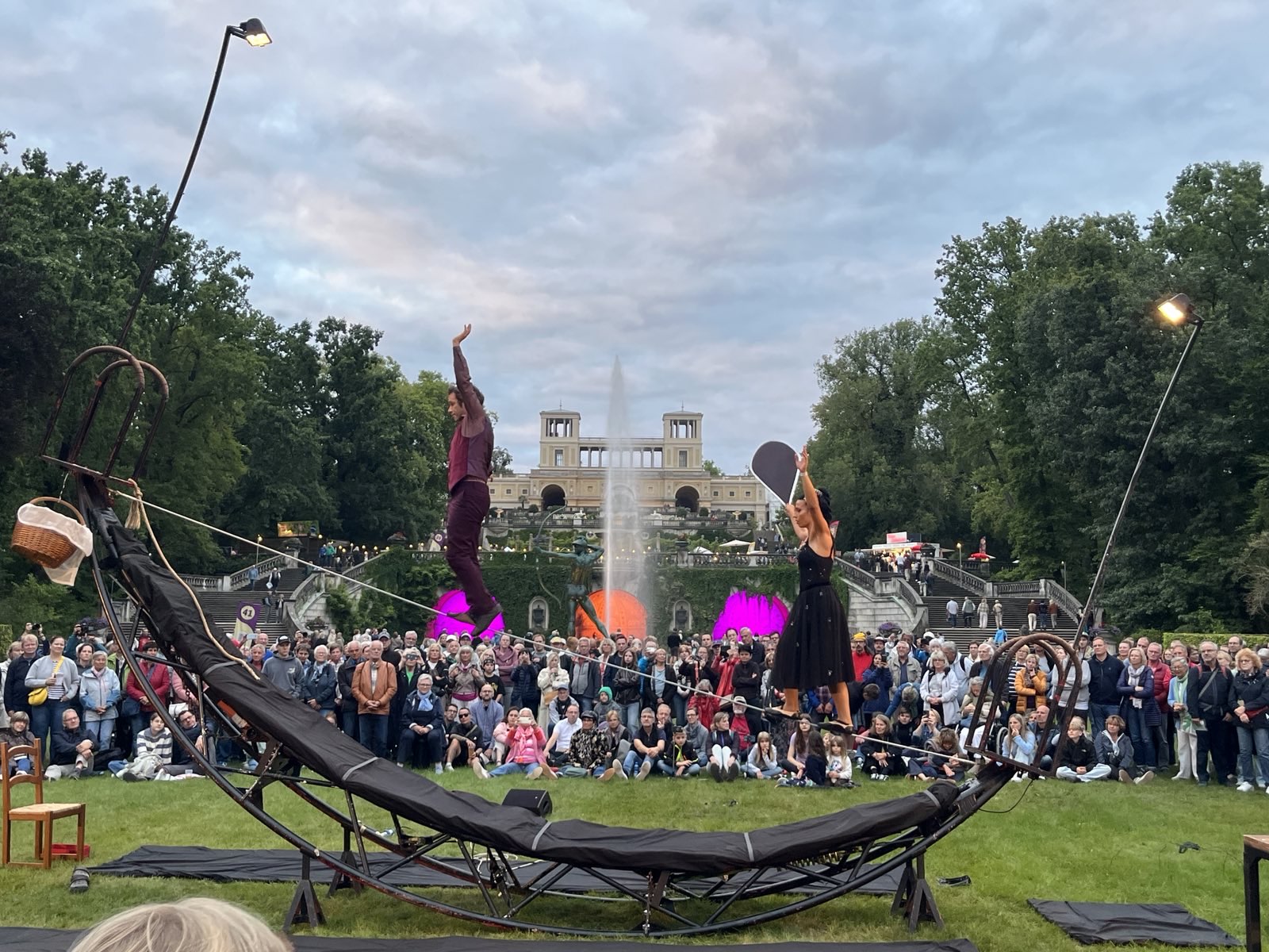 Compagnia Autoportante – Musik auf dem Drahtseil. Foto: mku
