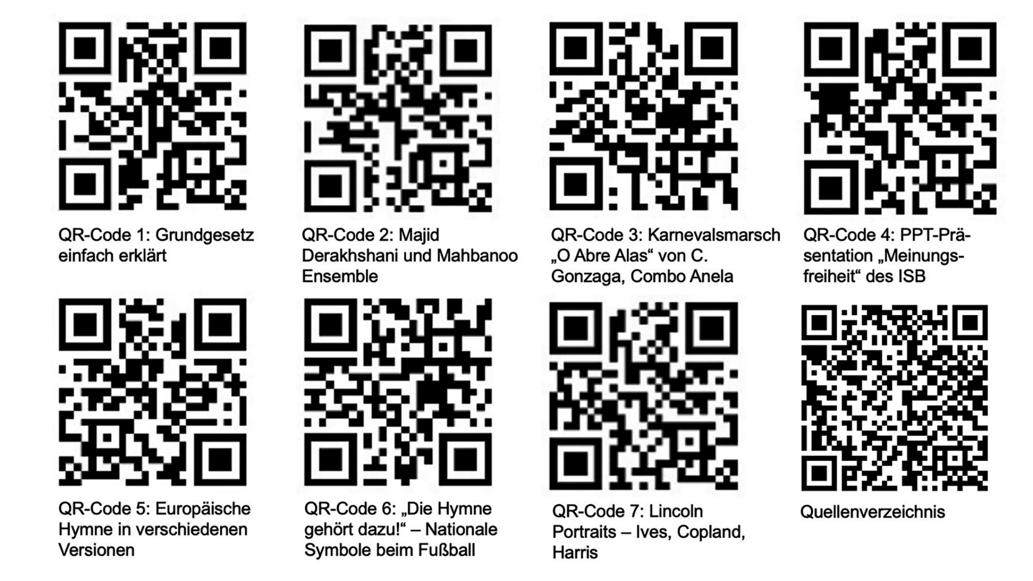 QR Codes - vbs
