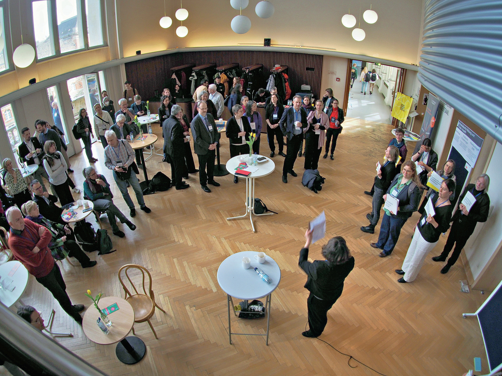 Schwarmintelligenz gefordert: Einstimmung aufs Brain-Storming. Foto: Juan Martin Koch