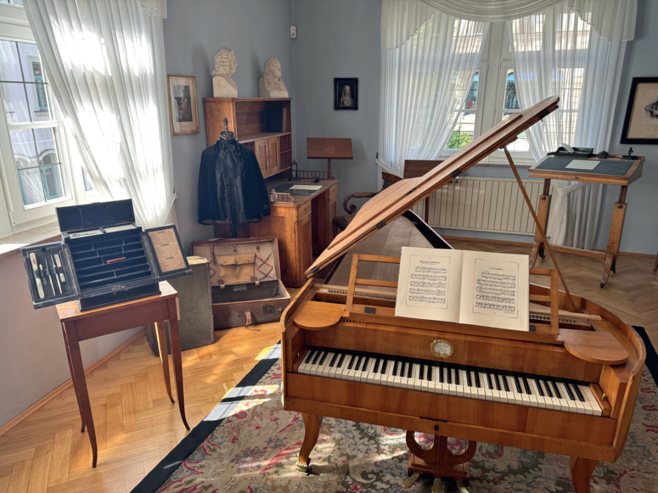 Geburtszimmer im Robert Schumann Haus Zwickau. Foto: Nonnenmann