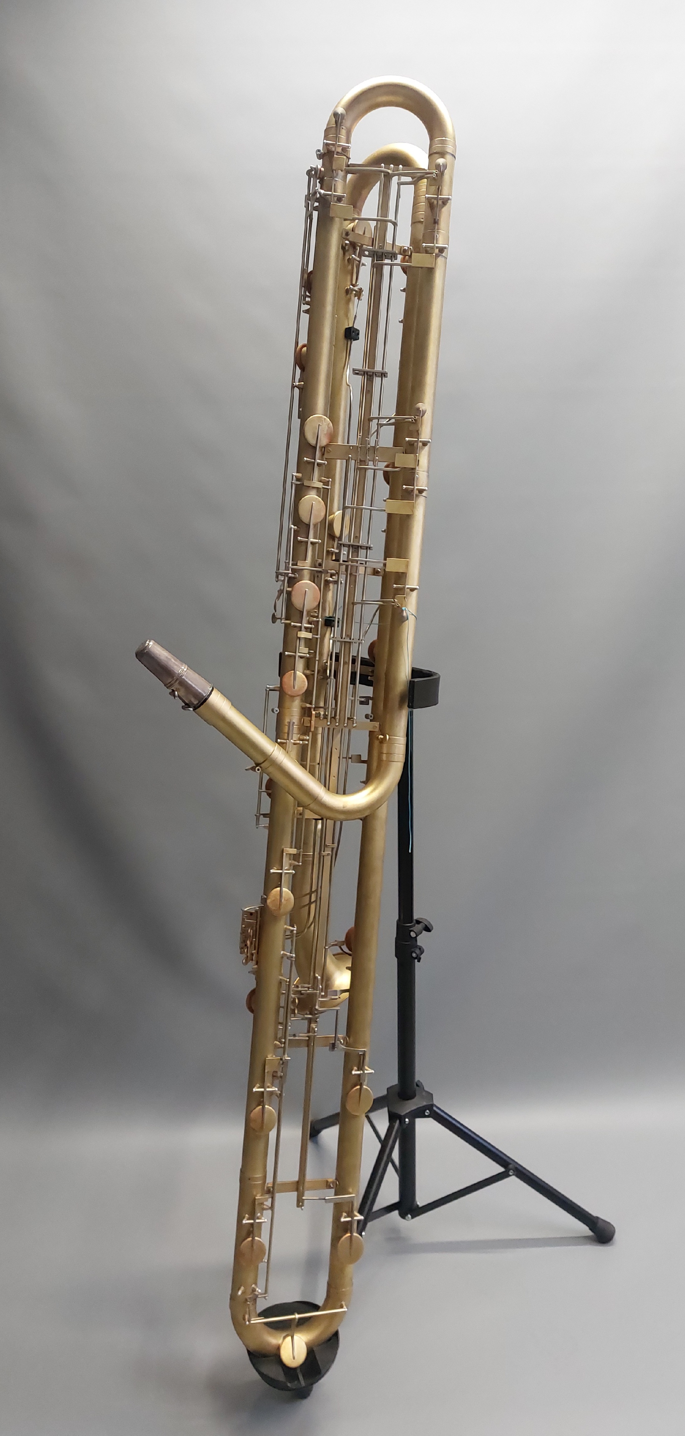 Ein neues Instrument – die Oktokontrabassklarinette. © Foag