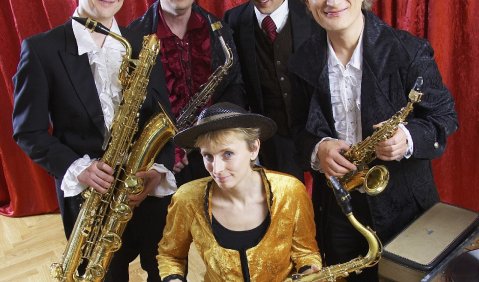 "Die Abenteuer des Monsieur Sax" des Pindakaas Saxophon Quartetts