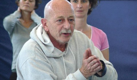 Zeigten Präsenz: Royston Maldoon bei seinem Tanz-Workshop …