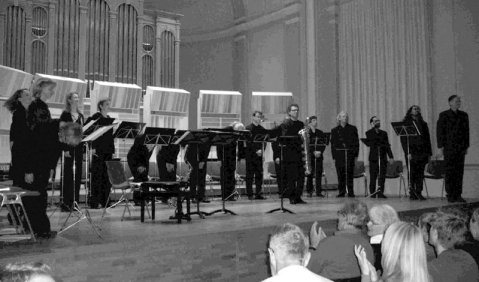 Die Cappella Nova, Leitung: Raphael Immoos. Foto: Krause-Pichler 