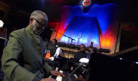 Das Quartett ist sein Instrument: Ahmad Jamal in St. Moritz. Foto: Festival da Jazz