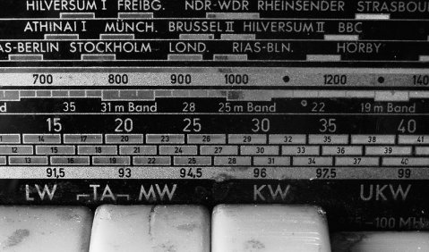 Athinai, Stockholm, München, Brüssel. London, Hilversum, Hörby: das Radio als Global Player. Foto: Martin Hufner