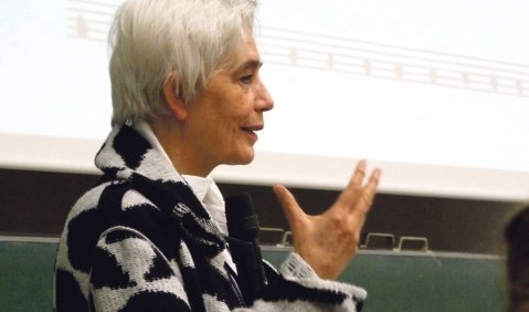Irmgard Merkt bei den SINGKulturen in Dortmund. Foto: Jörg Rakowski