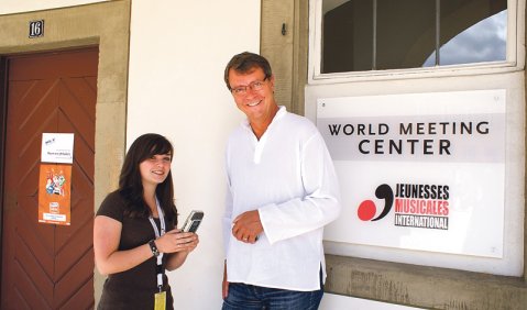 Lena Kleinschmidt und Per Ekedahl in Weikersheim. Foto: Constanze Wieczorek
