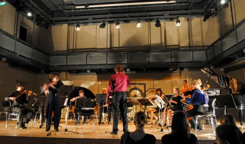 Beim Gründungskonzert des Orchesters. Foto: Irene Krahmer/Ensemble der Länder