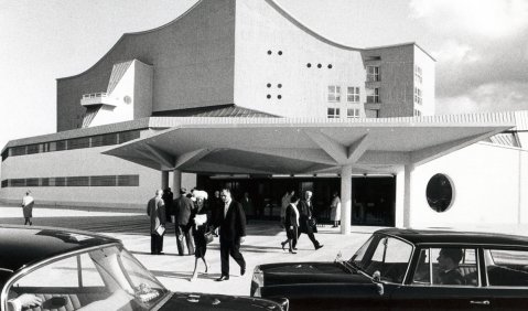 Die Berliner Philharmonie 1963. Foto: Ilse Buhs