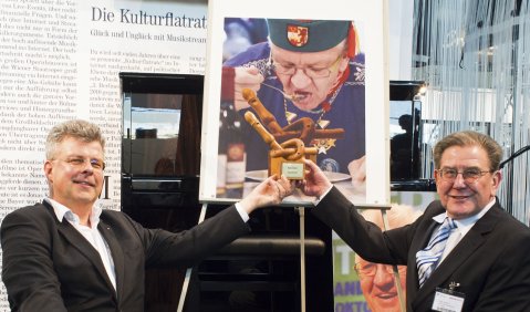 Verleihung des Musik-Gordi an Winfried Kretschmann. Foto: Hufner