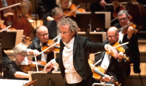 Franz Welser-Möst und das Cleveland Orchestra in Berlin. Foto: Kai Bienert