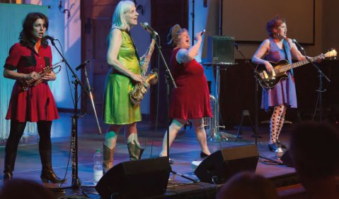 Mit dabei bei „Labor Sonor“: die Frauenband „Les Reines Prochaines“. Foto: Christoph Junck