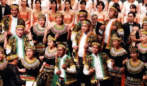 Impressionen vom diesjährigen SchlussaCHORd. Foto: Kammerchor-Wettbewerb Marktoberdorf