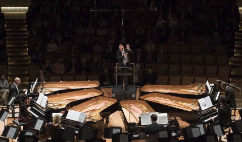 Abschied aus Berlin: das SWR Sinfonieorchester Baden-Baden/Freiburg unter François-Xavier Roth. Foto: Kai Bienert