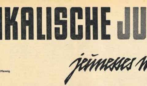 Die Musikzeitung vor 50 Jahren. 