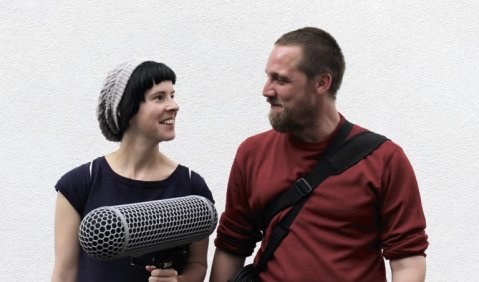 Stadtkomponisten der „Spurensuche“ in Göppingen: Astrid und Ephraim Wegner. Foto: Sarah Schmeller