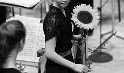 Eliane Menzel: Konzertmeisterin mit „Sonderaufgaben“. Foto: Kai Bienert