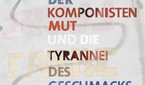 Bálint András Varga (Hg.): Der Komponisten Mut und die Tyrannei des Geschmacks, Wolke Verlag, Hofheim am Taunus 2016, 224 S., € 24,00, ISBN 978-3-95593-071-4