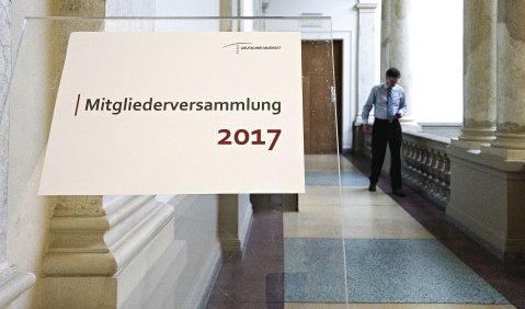Mitgliederversammlung des Deutschen Musikrats. Foto: Hufner