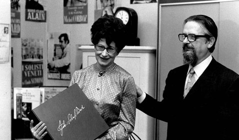 Damals noch auf Vinyl: Bach mit Zuzana Ružicková. Foto: Warner Classics/ Jean-Pierre Leloir