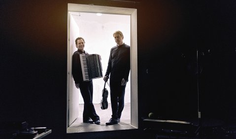 Kai Wangler am Akkordeon sowie Klaus-Peter Werani. Foto: Duo2KW 