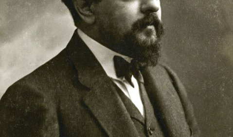 Claude Debussy zirka 1908. Foto: Félix Nadar