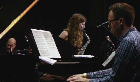 Anna Lena Schnabel spielt als würde es kein Morgen geben. Foto: Stefan Pieper