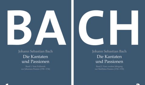 Friedhelm Krummacher: Johann Sebas­tian Bach: Die Kantaten und Passionen, Band 1: Vom Frühwerk zur Johannes-Passion (1708–1724), Band 2: Vom zweiten Jahrgang zur Matthäus-Passion (1724–1729)