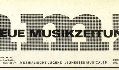 neue musikzeitung vor 50 Jahren.
