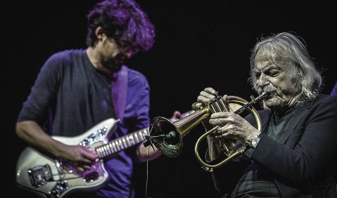 Francesco Diodati (li.) und Enrico Rava. Foto: Roberto Manzi