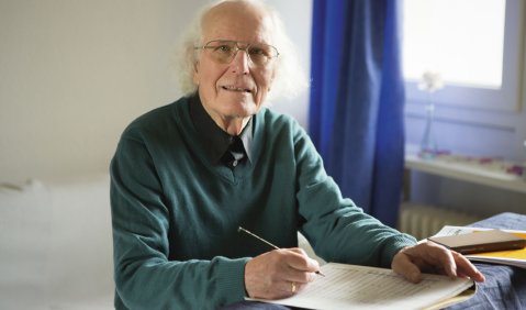 Der Komponist und Musikpädagoge Helmut Bieler (1940–2019). Foto: Achim Bieler