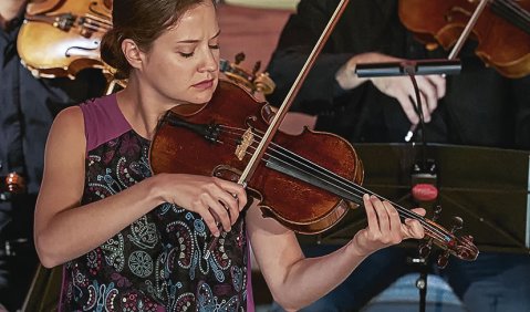 Young Artist in Concert: Dana Zemtsov in Davos. Foto: Yannick Andrea