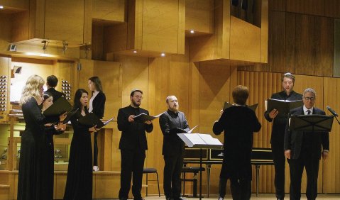 Der Berliner Synagogalchor unter der Leitung von Regina Yantian im Großen Saal Hochschule. Foto: HMT München