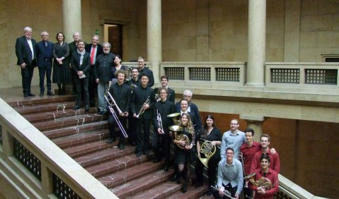 Preisträgerinnen und Jury. Foto: HMTM